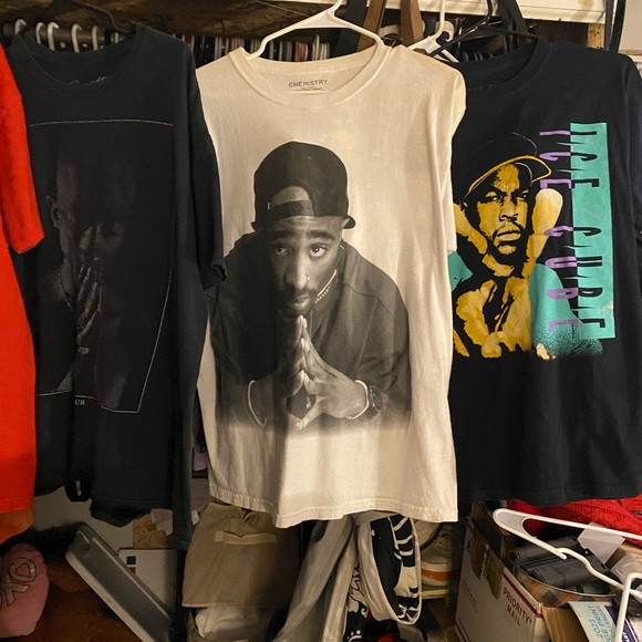 Lot of 5 Tupac and Ice cube Tees - Picture 4 of 4